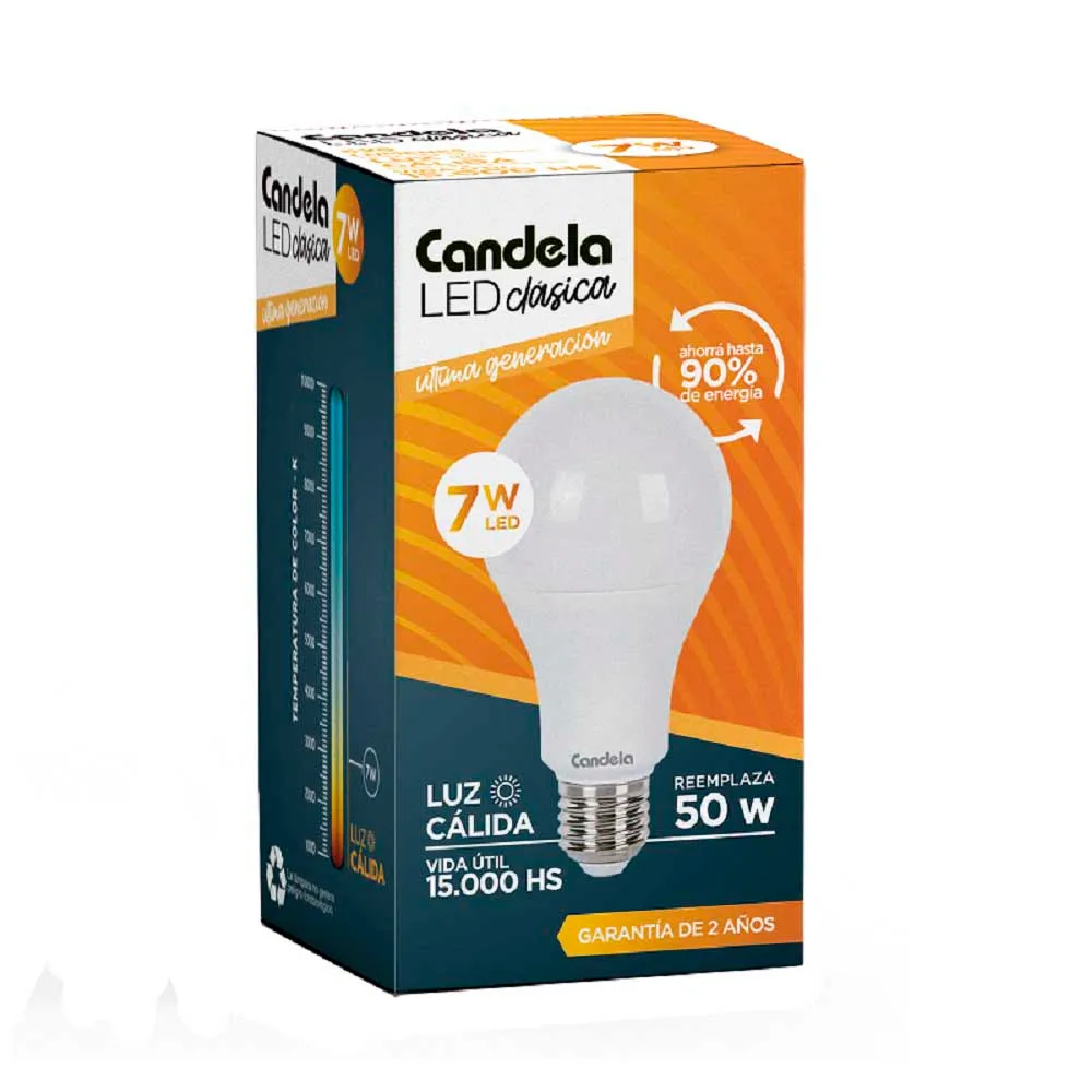 LL7C * LAMPARA LED - 7W CALIDA