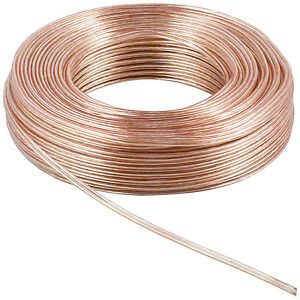Cable bipolar paralelo transparente x100mts 2x0,5mm
