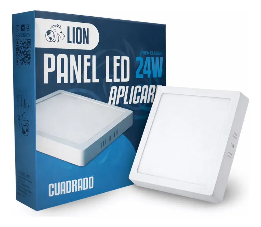 PANEL LED 24W CUADRADO FRIO LIGHT LION  