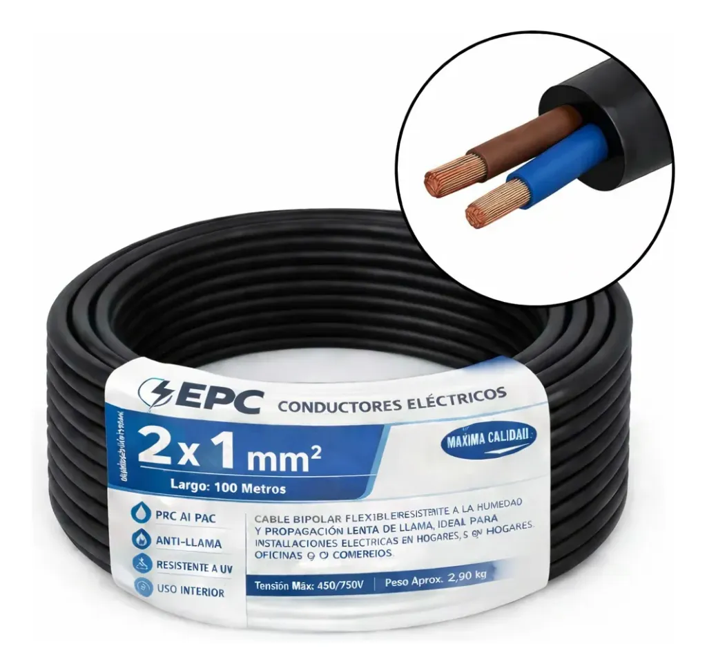 [TALLER21M] Cable Taller 2x1 mm2 por METRO