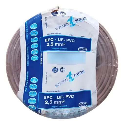 Cable Unipolar 2,5_MARRON